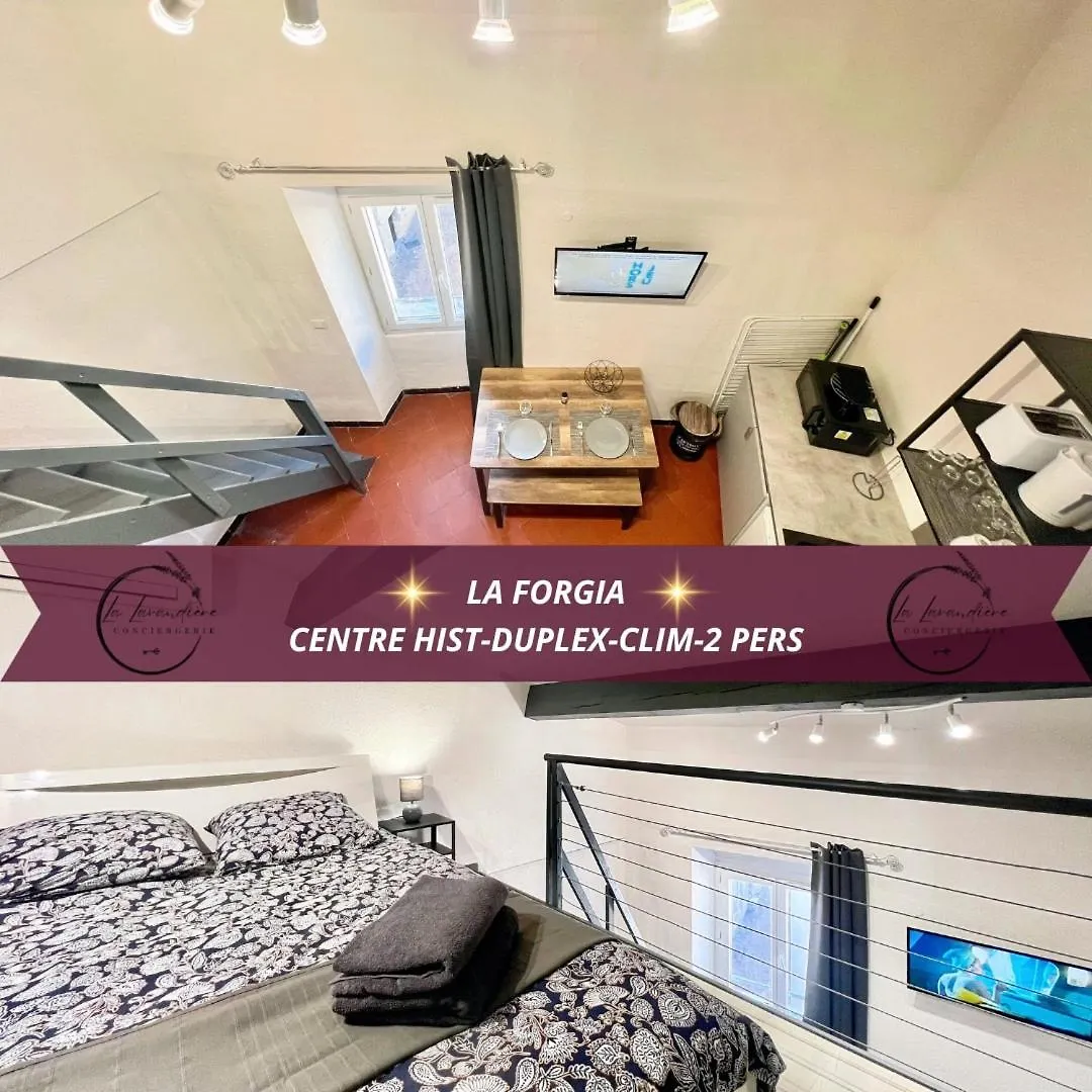 La Forgia - Centre Historique, Duplex, Clim, 2 Personnes Apartment Istres